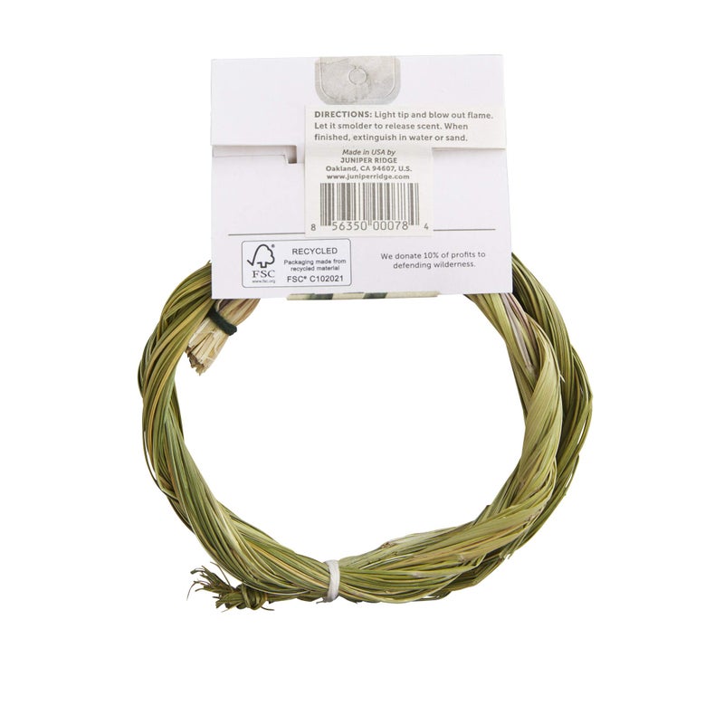 Juniper Ridge Sweetgrass Braid | Aromatherapy | Natural Incense | No Synthetic Fragrance | 6 Inch Braid | Single Count - Image 4